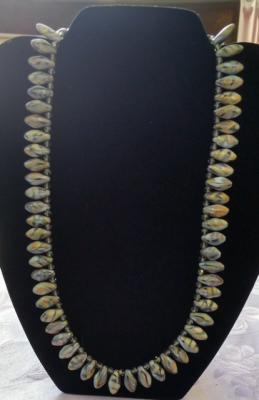 yellow bead necklace