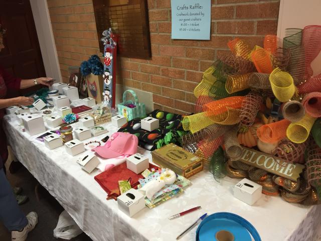 raffle items from crafters
