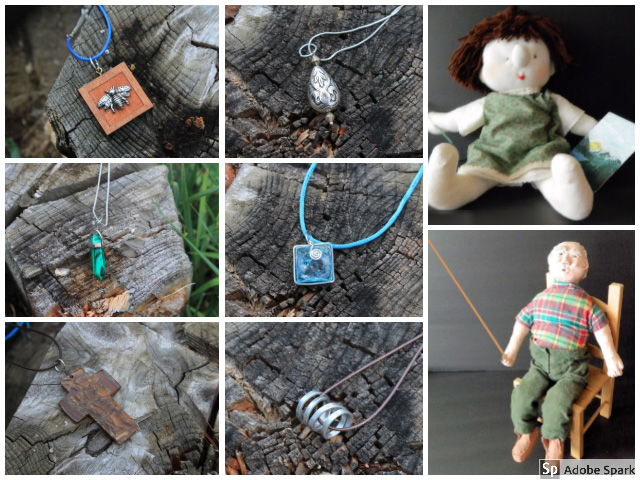 jewelry & dolls from Mary Lake