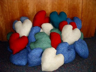 heart pillows