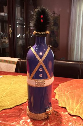 blue soldier bottle
