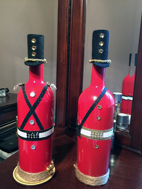 red soldier bottles